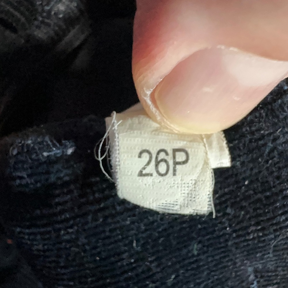 Banana Republic Womens Black Corduroy Skinny Pants Size 26P - Picture 10 of 10